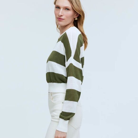 NWT Madewell -Knit Crewneck Sweater - Picture 7 of 10